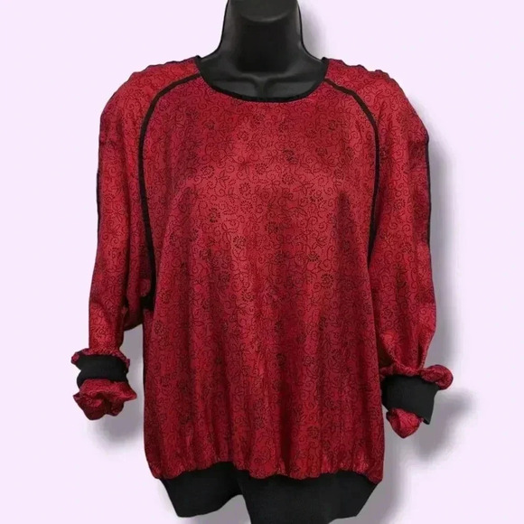 V. Leslie Fay Blouse - Picture 1 of 7